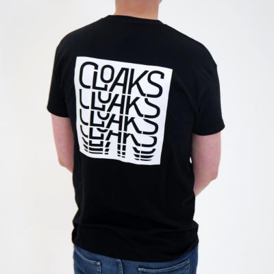 Cloaks Black Tee Icon Design back