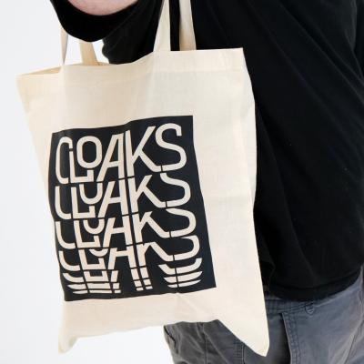 Cloaks beige tote bag