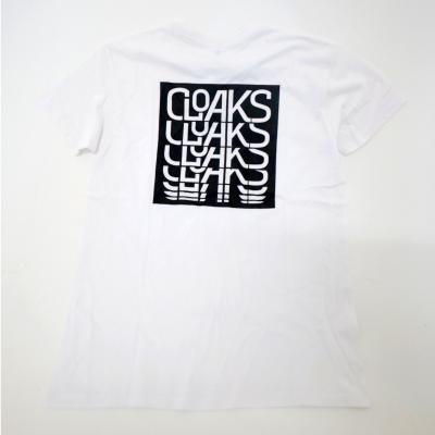 Cloaks White Tee Icon Design back